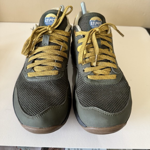 Lem's Men's Trailhead Minimalist Hiking Shoe Sage Green Sz 9 EUC Athletic Casual - Picture 2 of 8